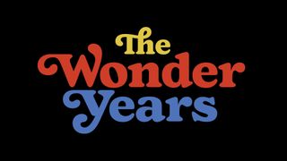 The Wonder Years logo for the reboot of the series, yellow red and blue letterings on a black background