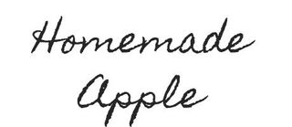 The Homemade Apple font