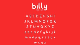 Best free handwriting fonts: Billy