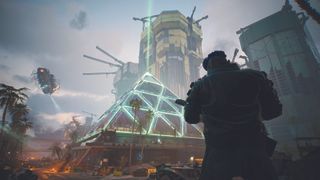 The art of making open world video games; scenes from the sci-fi video game Cyberpunk 2077