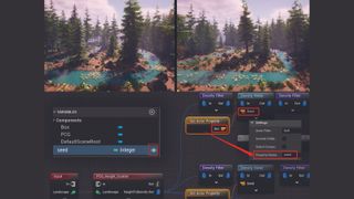 Generating a natural environment with Procedural Content Generation tools in Unreal Engine 5, by Jingtian Li