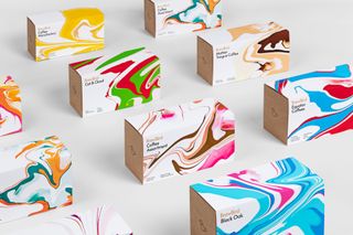 brand work by Mucho for Brewbird packaging