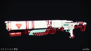 The art of Destiny 2: The Final Shape; a gun from a video game