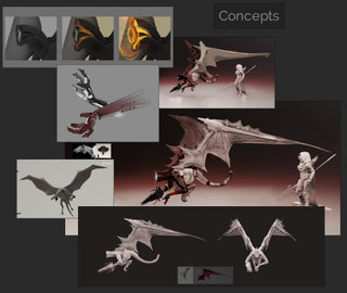 The art of Destiny 2: The Final Shape; a mood board of creature designs