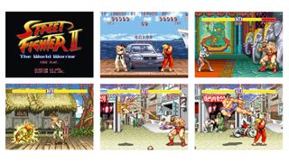 Stills from Street Fighter 2