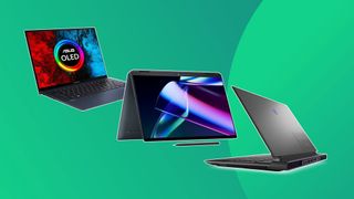 Three of our favourite AI laptops.