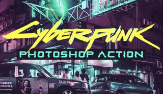 Cyberpunk Photoshop action