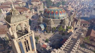 The art of making open world video games; a large elegant city