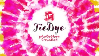 Tie-dyed photoshop brush pack