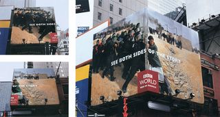 Billboard advertising: BBC World