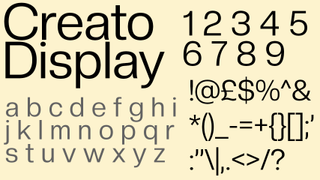 Graphic displaying Creato Display.