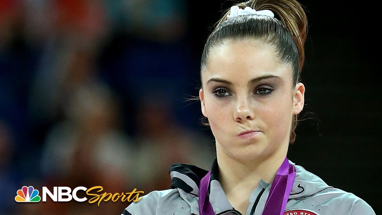 No Silver Lining: McKayla Maroney unimpressed at London vault finals I NBC Sports - YouTube