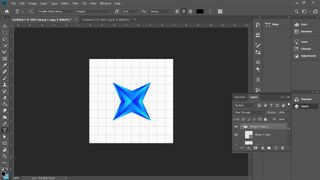 A screengrab showing how to design a logo in Photoshop