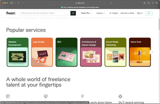 Fiverr website