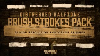 distressed Photoshop brushes