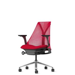 The Herman Miller Sayl is a smaller chair.