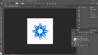 A screengrab showing how to design a logo in Photoshop