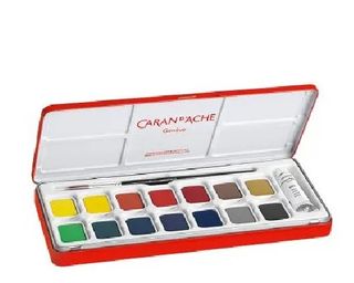 Product shot of Caran D'Ache Gouache Studio Box Set