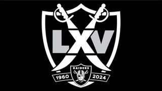 Las Vegas Raiders logo for 65th anniversary