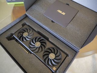 An ASUS ProArt RTX 4070 Ti Super graphics card