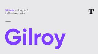 Professional fonts: Gilroy