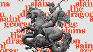 Best free fonts: Sample of Free Saint George stencil font