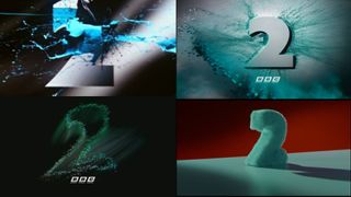 4 animated BBC2 idents