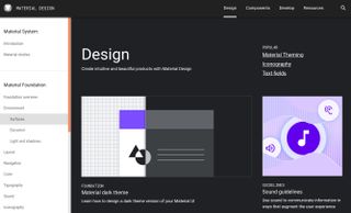 Material Design is a set of principles from Google