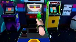 Arcade Paradise VR review; whack a mole