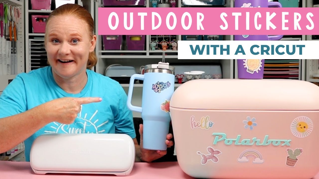 Waterproof Sticker Paper for Outdoor Use with Cricut Joy Xtra - YouTube