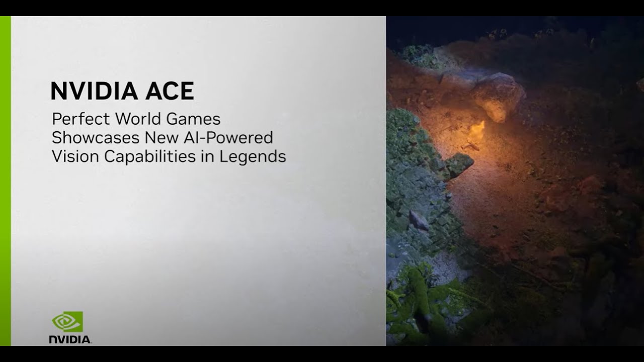 NVIDIA ACE | Perfect World Games Showcases New AI-Powered Vision Capabilities in Legends - YouTube