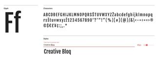 Specimen of Google Fonts