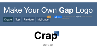 Gap logo generator