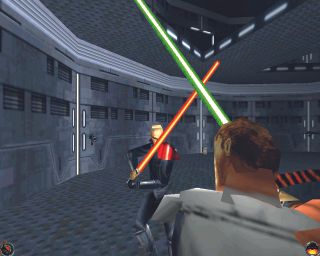 History of Star Wars PlayStation games; lightsaber fights