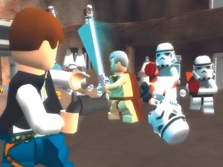 History of Star Wars PlayStation games; lego star wars characters fighting