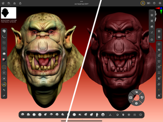 ZBrush for iPad: everything you need to know; orc heads sculpted in ZBrush