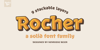 Fun fonts: Rocher