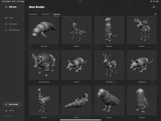 ZBrush for iPad: everything you need to know; a menu of ZSpheres