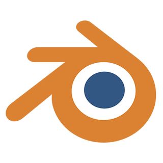 Best 2D animation software; an orange and blue logo