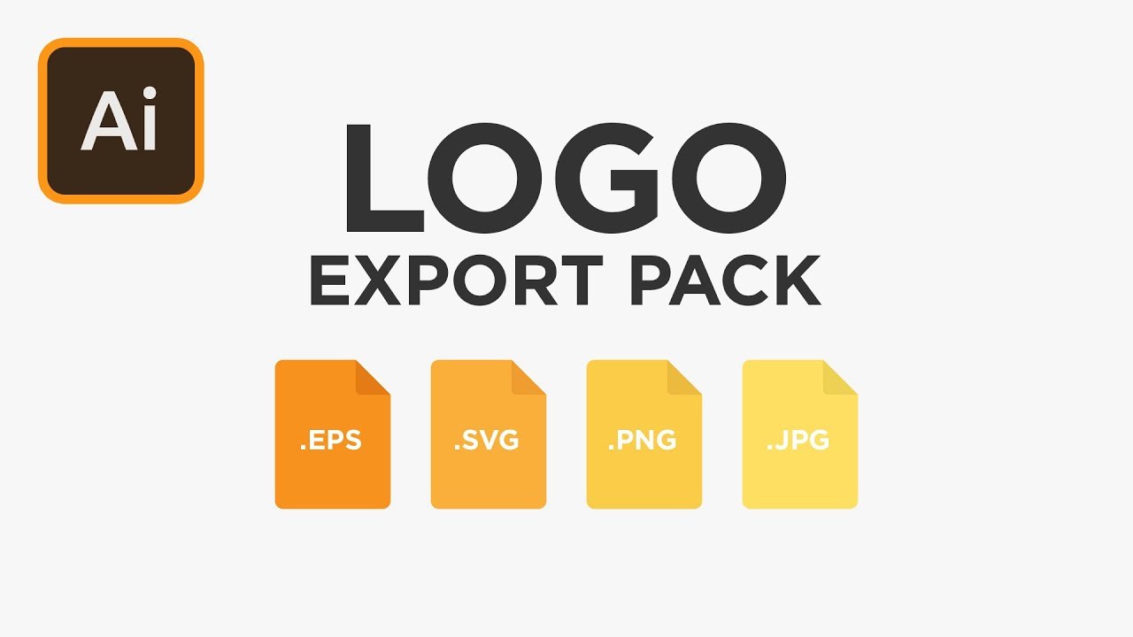 Shortcut your Logo Design Exports in Illustrator - YouTube