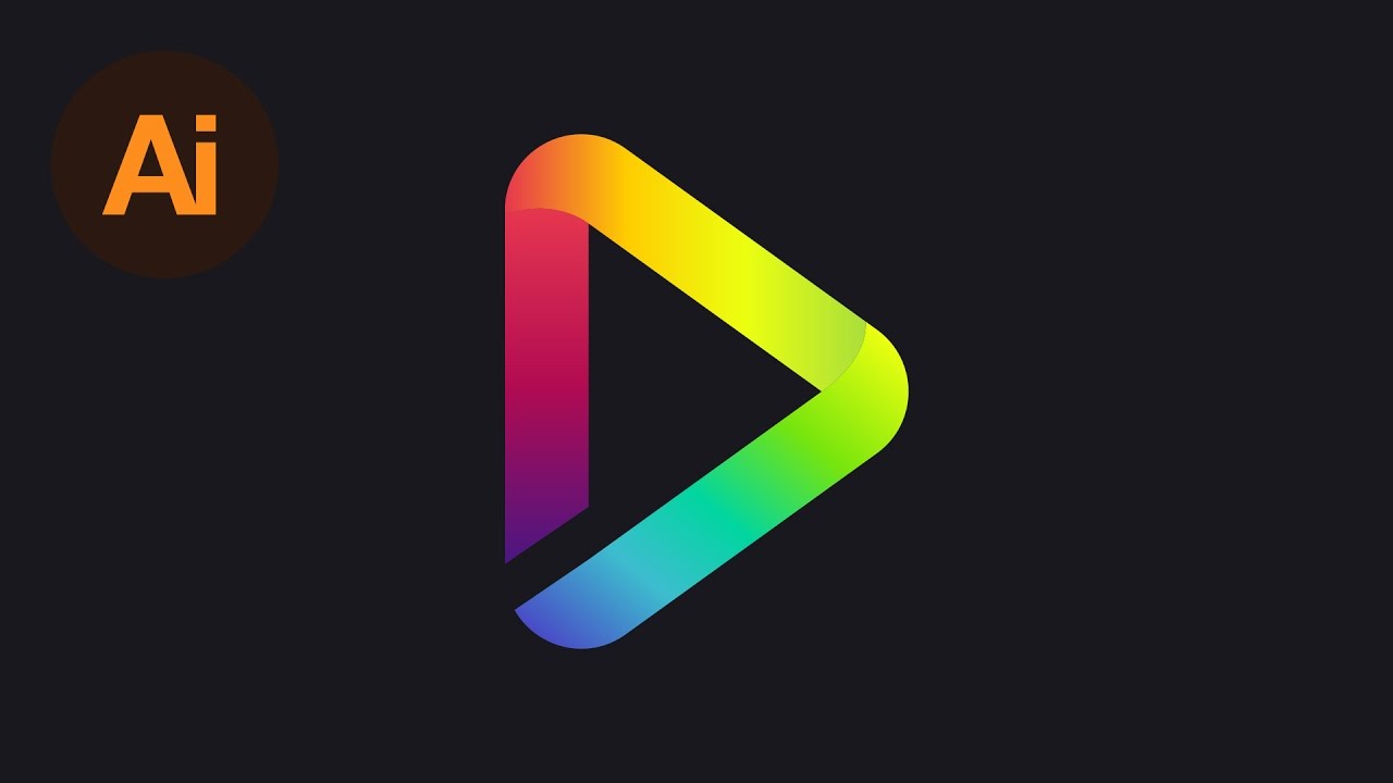 Design a Gradient Logo Illustrator Tutorial - YouTube