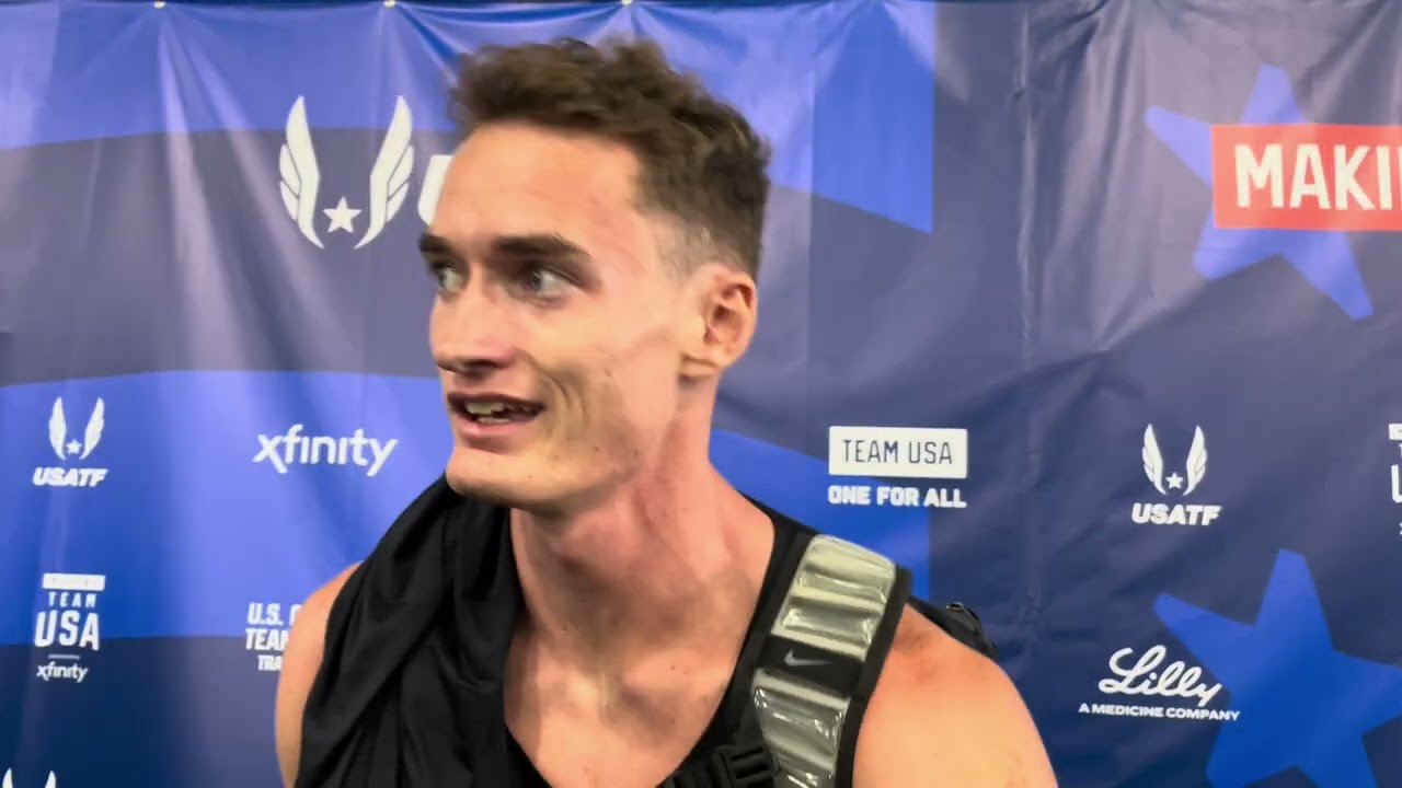 Trevor Bassistt Talks Bandit Unsponsored Program After 400mH Heats at US Olympic Trials - YouTube