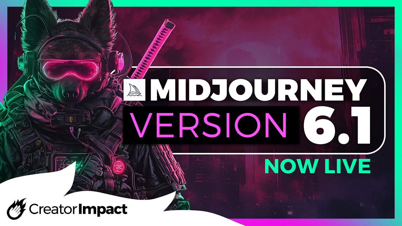 Midjourney Version 6.1 is now LIVE - What's Changed? - YouTube