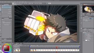 Best 2D animation software; screenshot from Clip Studio Paint