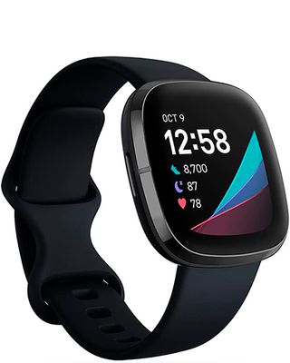 Product shot of Fitbit Sense, one of the best Apple Watch alternatives