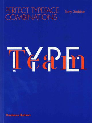 Type Team book on typography with the word 'team' weaving through the word 'type'