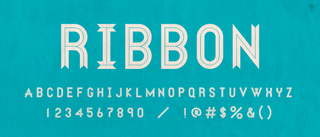 Fun fonts: Ribbon