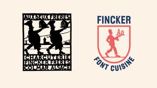 Fincker Font Cuisine logo inspired by heritage design