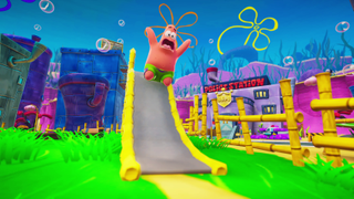 Screenshot from the 3D SpongeBob SquarePants-inspired Patrick Star Game for PS5