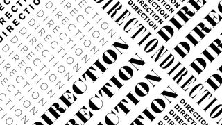 the word 'direction' in different directions